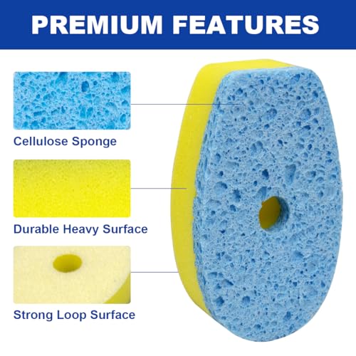 Image of CELOX Dish Sponge with Handle, Soap Dispensing Dish Sponge
