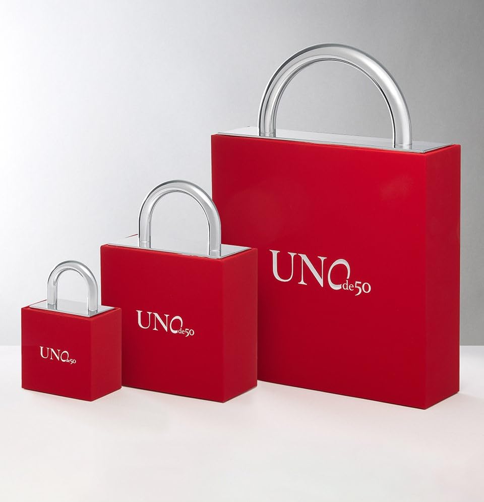 UNOde50 Orecchini In Argento Placcato Con Cristallo Blu Sfaccettato – Chiusura A Dado Con Logo Inciso – Gioiello Artigianale Spagnolo