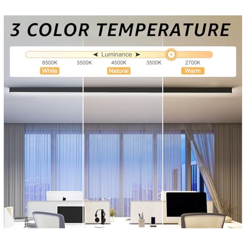 Plafonnier LED dimmable pour éviter la fatigue visuelle avec télécommande - 6