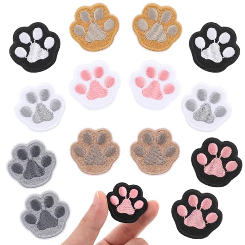 Thinp Lot de 14 écussons thermocollants pour enfants, patchs brodés à repasser, patchs à repasser pour vêtements, jeans