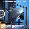 Microphone Arm,Aokeo AK-49 Desk Adjustable Compact Mic Suspension Boom Scissor Arm Stand For Blue Yeti,Snowball iCE, HyperX QuadCast,SoloCast,Elgato Wave,Etc #2