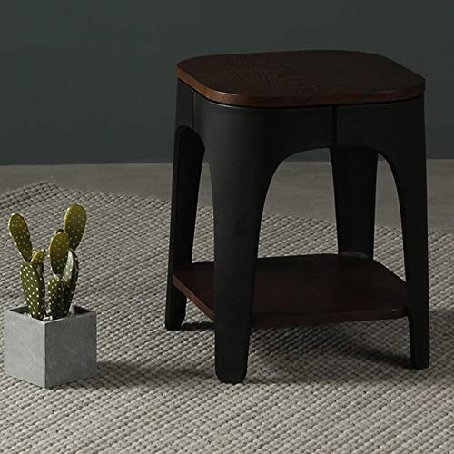 Zhengtufuzhuang Nordic Minimalist Round Assembly Small Table, Solid Wo Zhengtufuzhuang Nordic Minimalist Round Assembly Small Table, Solid Wo
