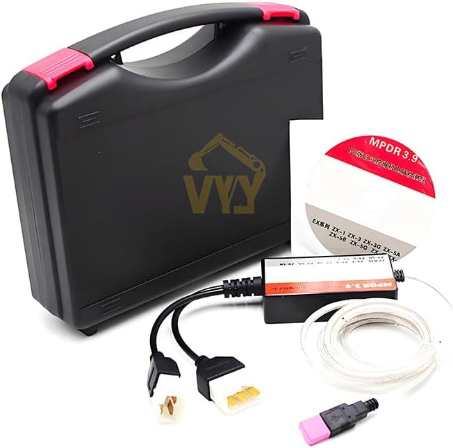 PC Diagnostic Tool for Hitachi EX & ZX Series Excavator Hitachi Diagnostic Tool Test Cable V 3.9, 3 Month Warranty