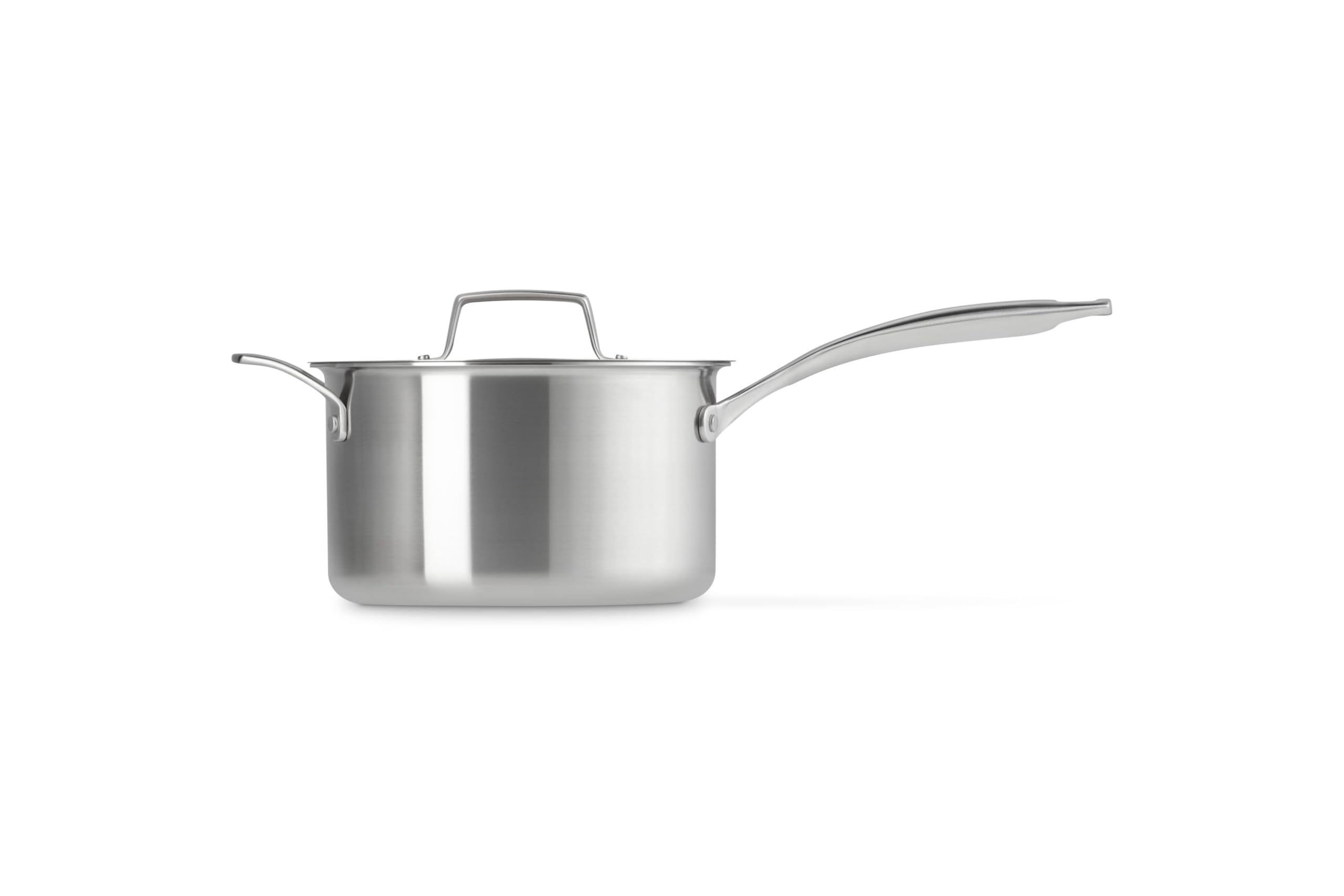 Le Creuset Stainless Steel Saucepan - 4qt -3 Le Creuset Stainless Steel Saucepan - 4qt -3