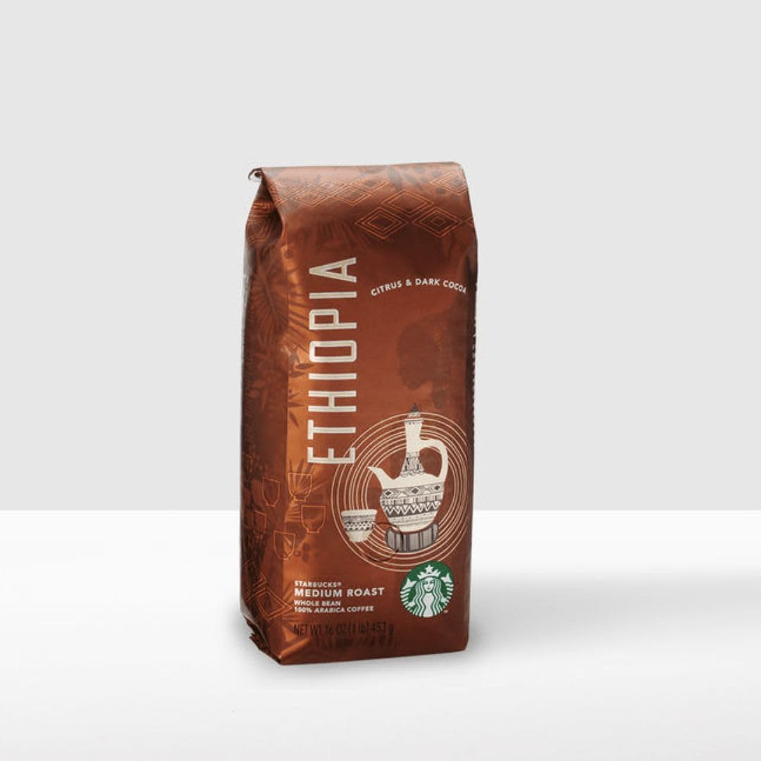 Starbuck Ethiopia Medium Roast Whole Beans 100% Arabica Coffee 250g (Imported UK) (B0CVTJQG1M) Amazon Price History, Amazon Price Tracker