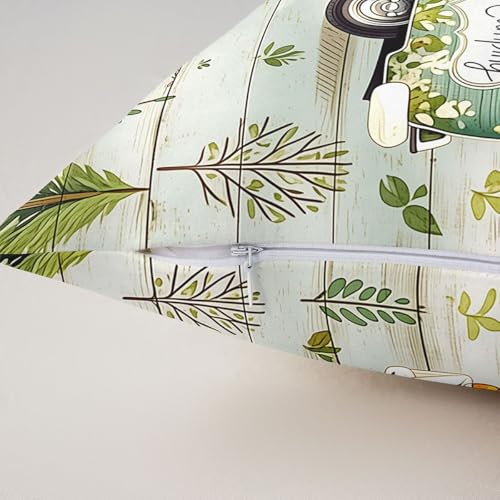 Housse de coussin de camping 45x45 lavable pour protéger du sol de forêt