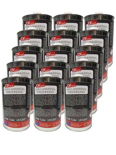 SDV Chemie Universalverdünnung 15x 1 Liter 15L Nitroverdünnung Waschverdünnung Lackverdünner