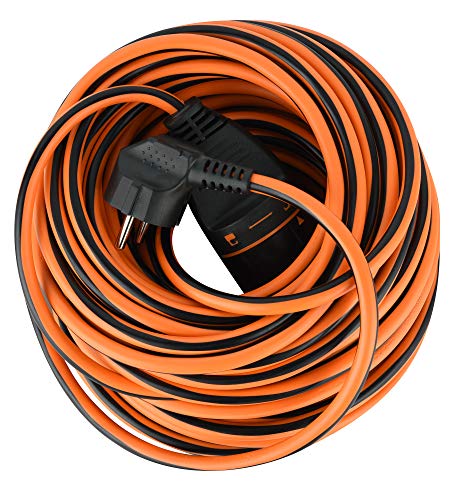 Cable alargador de 20 metros y sección 3G1.5 con toma de corriente Electralock 3