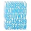 2 Inch Sticky Vinyl Letter Number Stickers, 4 Sheets Self Adhesive ...