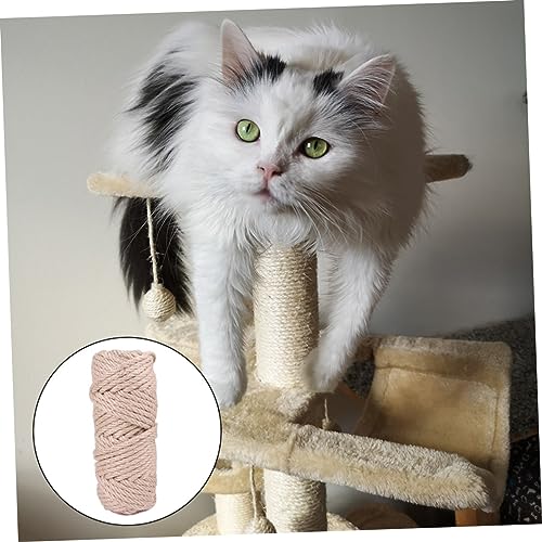 DOITOOL 3 Pecas Corda de cânhamo de gato de estimação corda de juta arranhador de gato brinquedos co