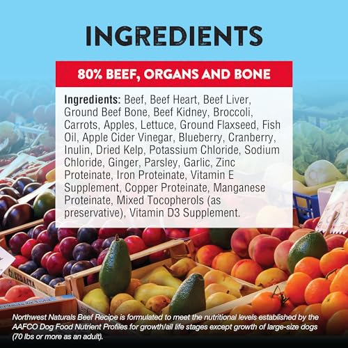 Northwest Naturals Freeze-Dried Beef Dog Food - Bite-Sized Nuggets - Healthy, Limited, Human Grade Ingredients, All Natural - 25 Oz - Thumbnail 4