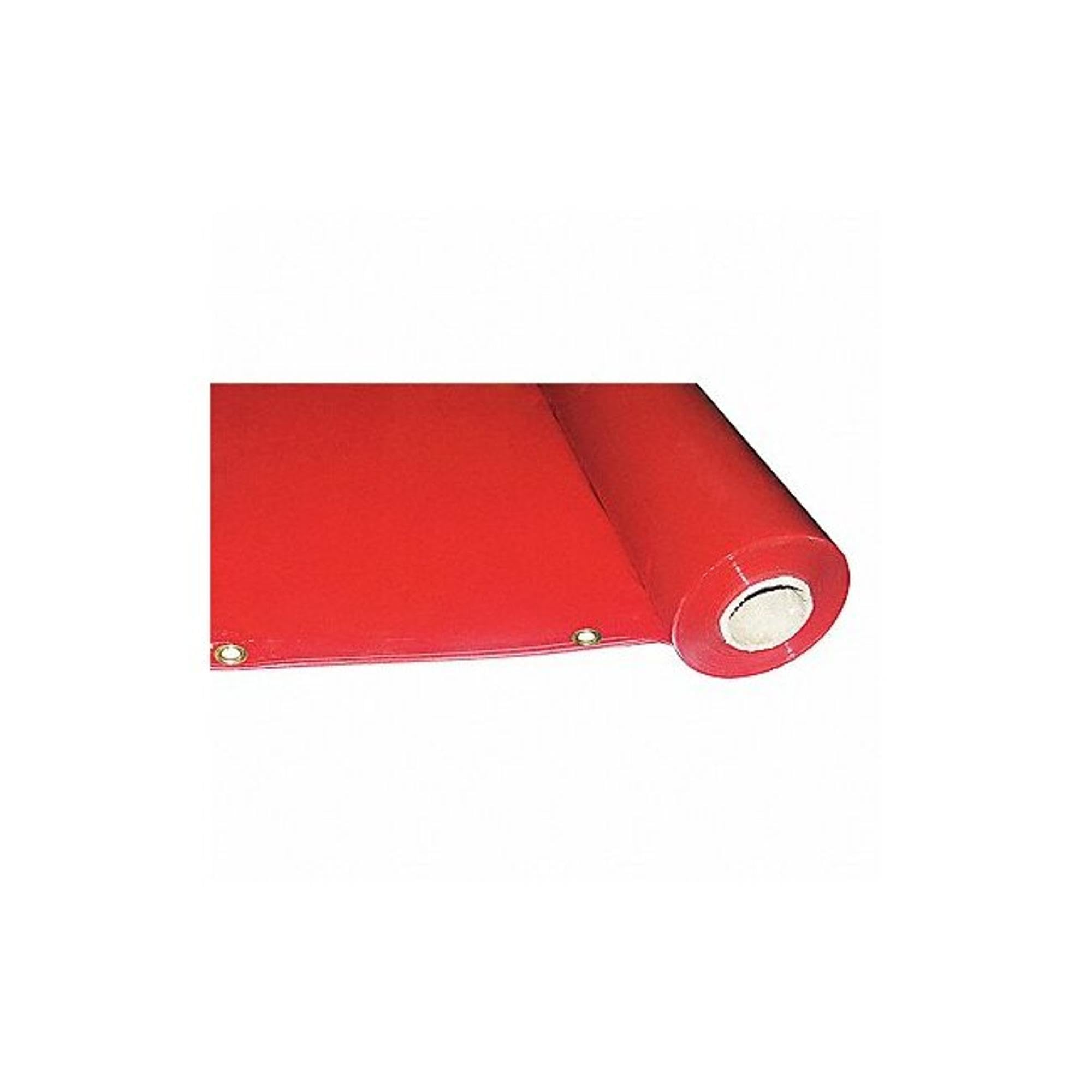 Welding Curtain Roll, 75 ft. W, 5 ft., Red
