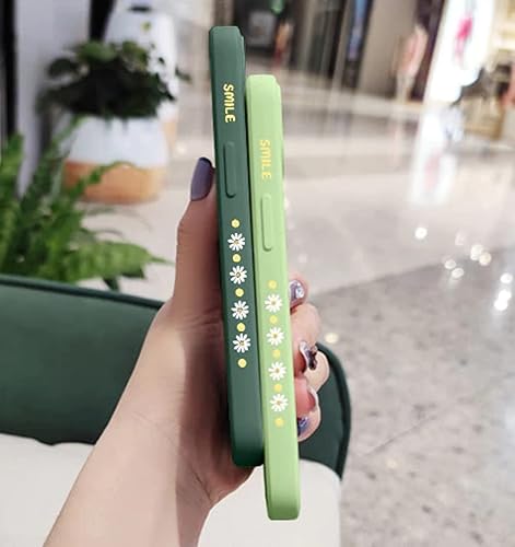 Miniatura 6 de Funda compatible con Galaxy A53 5G, diseño de margaritas, protección completa de lente de cámara, a prueba de golpes, TPU parachoques de silicona