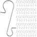Boao Christmas Tree Hooks Ornament Hanging Hooks Xmas S-Shaped Hangers (Silvery,320)