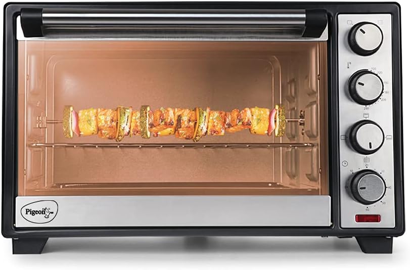 Buy Pigeon Oven Toaster Grill (12624) 30 Liters OTG with Rotisserie