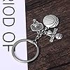 Toyvian Porte-clés de basket-ball, breloque, cerceau, porte-clés de basket-ball, pendentif personnalisé, décoration sportive, pour filles et garçons, #4