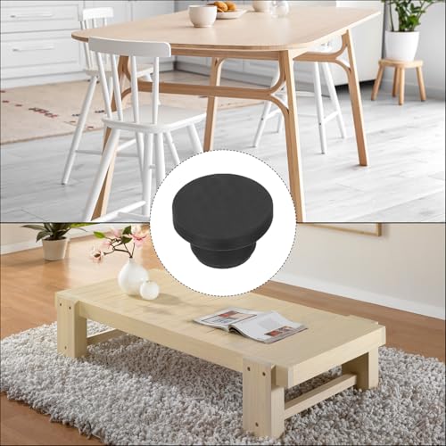 Image of MECCANIXITY 8pcs T-Shaped Silicone Plugs 16mm 5 /8 Inch Dia Snap in Plug Hole Seal Cover Round Rubber Stopper for Kitchen Rubber Bulkheads Waterproof Sealing Plugs Black