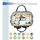 NEVEQ Baby Wickelrucksack, Babytasche für Reise, Wickeltasche Große Kapazität, Multifach Reise Rucksack Wasserdicht Fächer Babyflaschehälter (Dunkelblau)