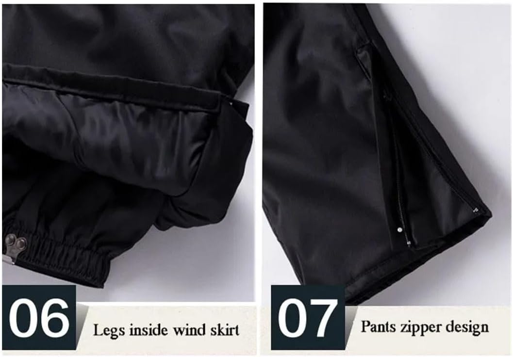Men Women Ski Pants Outdoor Windproof Warm Couple Snow Trousers Winter Ski Snowboard Pants