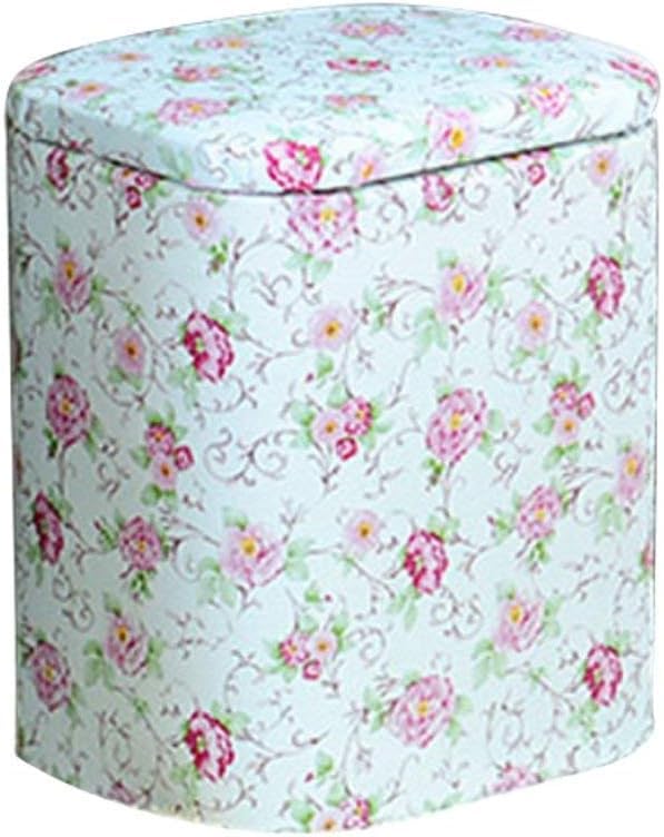 Coffre à jouets polyvalent rouge sous forme de tabouret rembourré