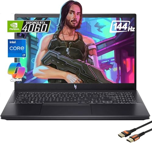 Acer-2024-Nitro-V-AI-Powered-Gaming-Laptop-13th-Gen-Intel-Core-i7-13620H-Processor-NVIDIA-GeForce-RTX-4060-156-FHD-IPS-144Hz-Display-MUX-Switch-wHDMI-Cable-32GB-RAM-1TB-PCIe-SSD Acer 2024 Nitro V AI-Powered Gaming Laptop | 13th Gen Intel Core i7-13620H Processor | NVIDIA GeForce RTX 4060 | 15.6" FHD IPS 144Hz Display | MUX Switch| w/HDMI Cable (32GB RAM | 1TB PCIe SSD) - Image 1