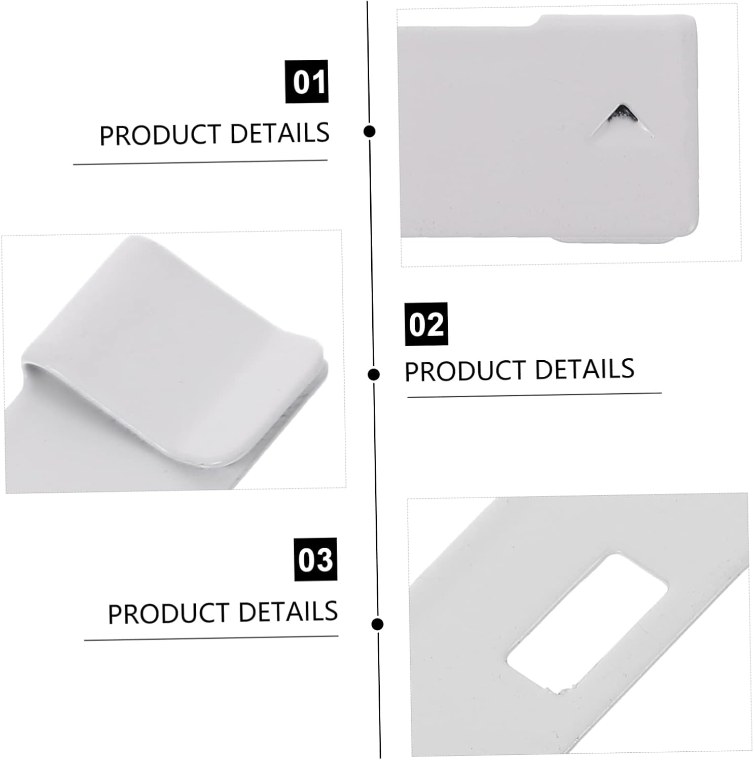 PRETYZOOM 18 Pcs Vertical Shutter Accessories Shades Vane Savers Glass Goldfish Windchime Vertical Blinds for Windows Complete Roller Blinds Hangers Labels Repair White Iron Vertical Curtain
