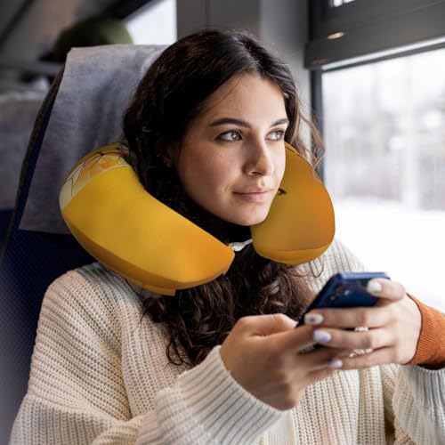 Almohada de viaje de fibra de poliéster tamaño único miniatura 6