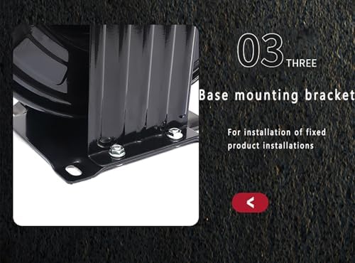 Automatic Retractable Hose Reel, Pressure Washer Hose Reel, Stainless Steel Bearings, for Watering Car Washing Pet Showers and Floor Cleaning (25 m)