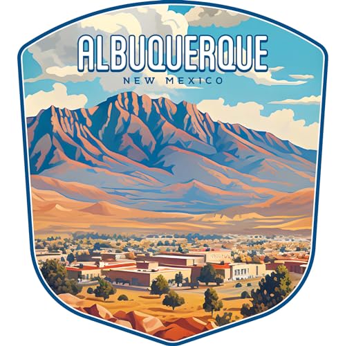 Imán decorativo souvenir Albuquerque Nuevo México 2 pulgadas miniatura 1