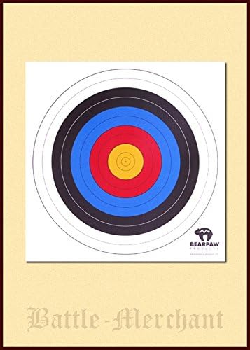Battle-Merchant Pack of 10 Targets 40 x 40 cm or 60 x 60 cm Target Covers for Archery LARP Archers Medieval Viking
