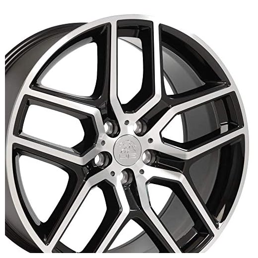 OE Wheels LLC 20 inch Rim Fits Ford Explorer Wheel FR73 20x9 Black Mach'd Wheel Hollander 10061