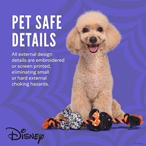 Disney For Pets Mickey And Friends Halloween Tangled Fun Rope Toy For Dogs | Mickey Mouse Dog Toy | Disney Toys For All Dogs, Official Dog Toy Product Of Disney For Pets #TOP4