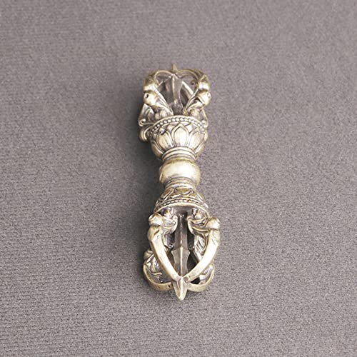 Tibetan Four Shares Dorje Vajra Pestle Handmade Brass Phurba Pestle Buddhism Religious Supplies Prayer Meditation Device #TOP4