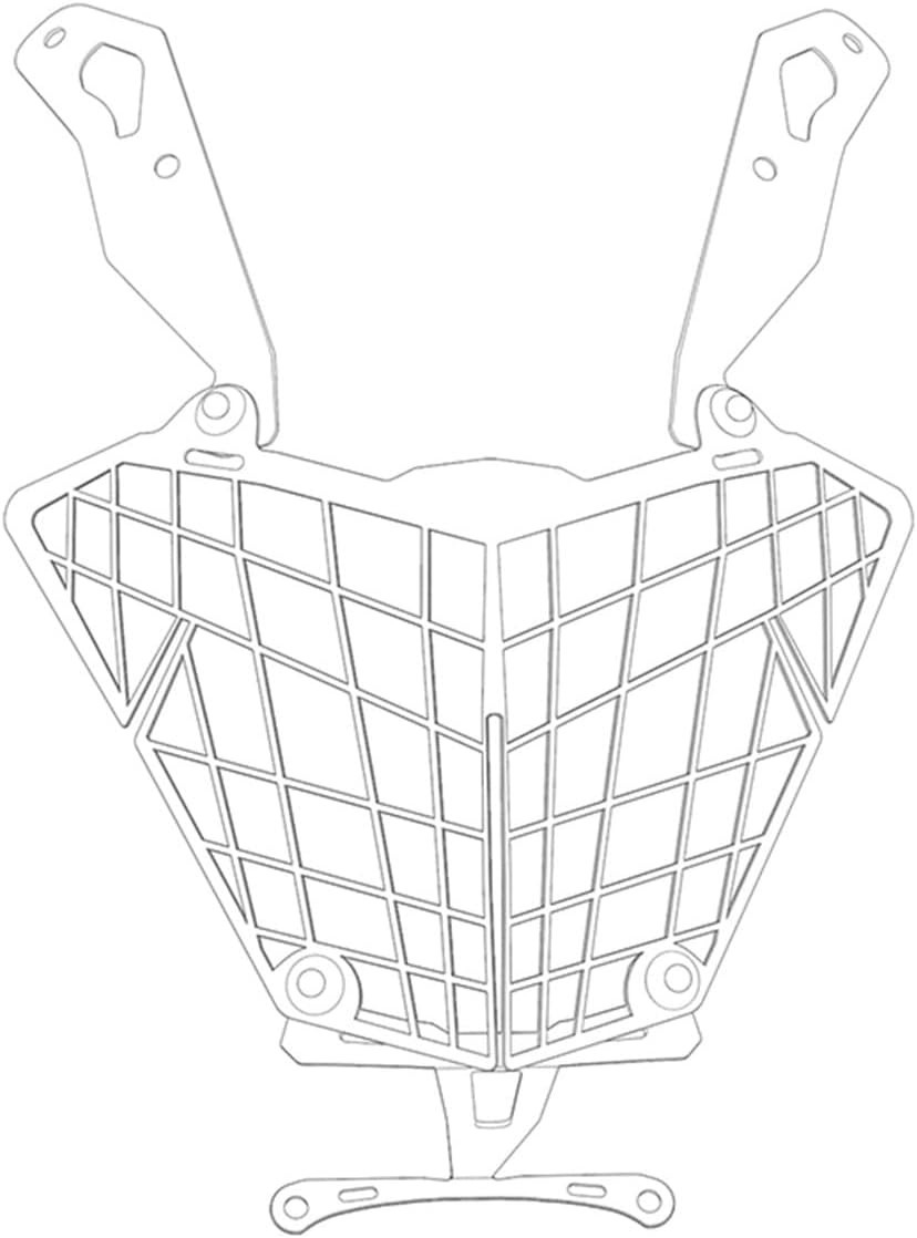 ヘッドライトガード フロント ヘッドライトガード 用 250 300 X250 X300 2017-2023 オートバイのヘッドライ