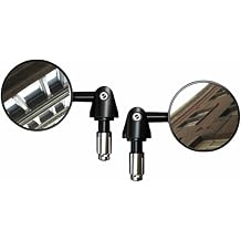 Motorbike Rearview Mirror for Honda CB400SF 1992-2023, Motorcycle Rear View Reversing Mirrors Round Handlebar Rearview Bar End Mirror Accessories