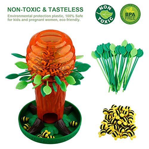 Firlar Honey Bee Tree Game, Fun Parent-Child Interactive Games, Intellectual Toys -Please Don’t Wake The Bees 2 to 4 Players, Ages 3 and Up