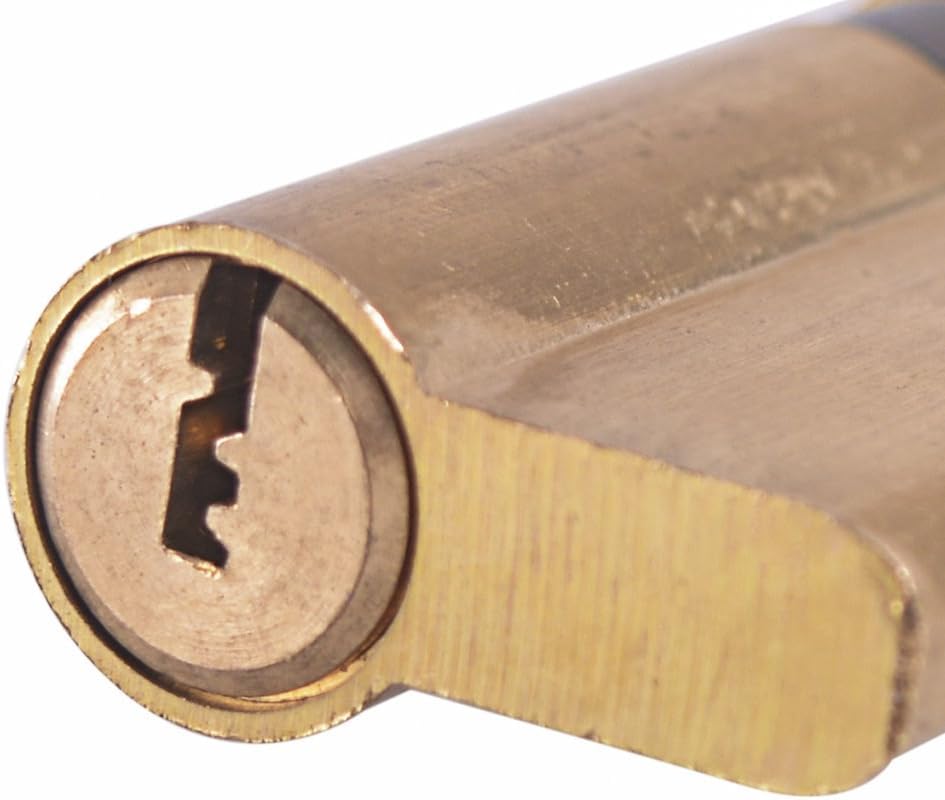Zamknięcie drzwi cylindrycznych Zamek mosiężny do drzwi wejściowych z wkładką Euro Cylinder i przedłużonymi kluczami 65-115 mm(110mm(32.5x77.5))