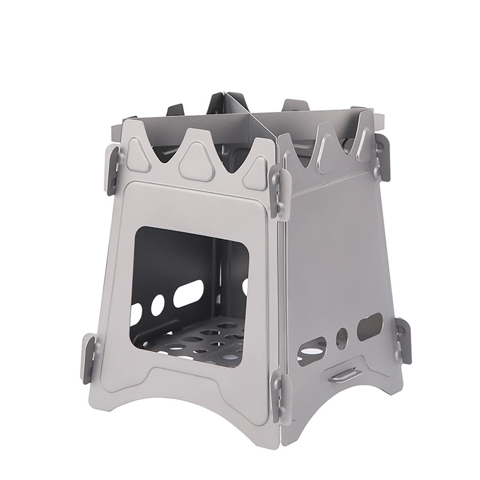 Stove heater, Camping Wood Stove Portable Burning Lightweight Backpacking for Outdoor Cooking(L)
