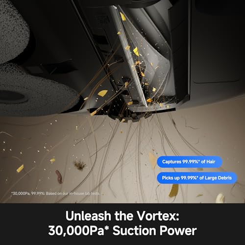 Image of Mova P70 Pro Ultra Robot Vacuum and Mop, 30,000Pa Suction, 212℉ Hot Water Mop Self-Cleaning & 1-Hour Fast Drying, Corner-to-Edge Deep Cleaning, Auto-Empty Dock, AI Object Recognition, White