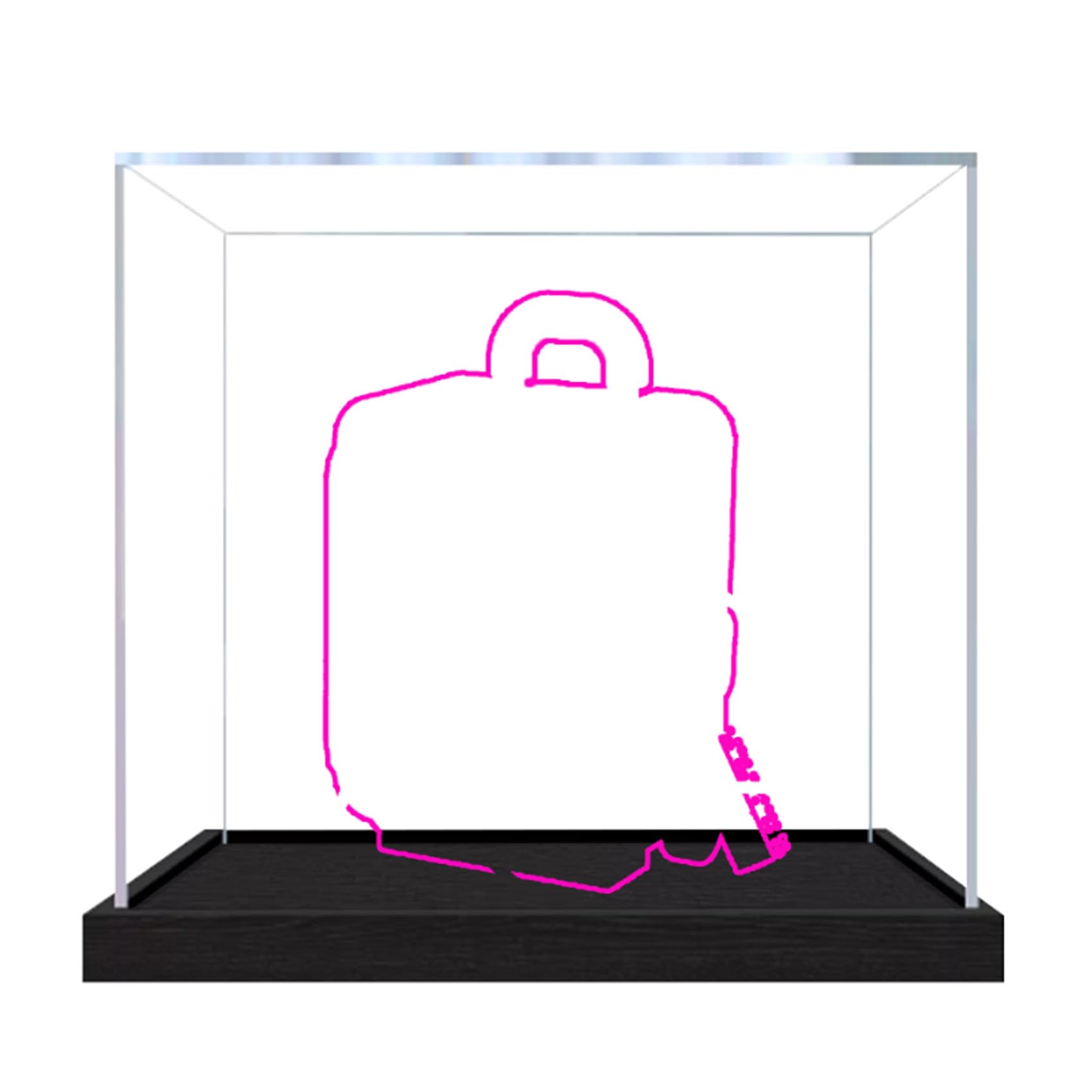 Acrylic Display Case for Le-go 40817 Suitcase Model, Dustproof Display Box (display box only) (StyleA 2mm)