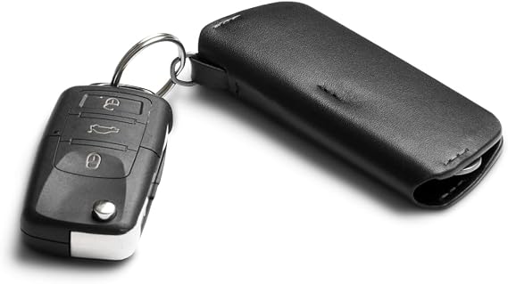 Bellroy Key Cover Plus Third Edition (Leather Key Holder, Holds 4 8 Keys) - Black