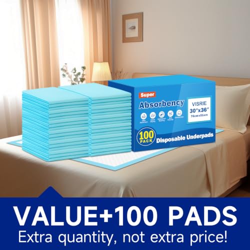 Image of 100 Count Puppy Pads- 30 inchx36 inch, Extra Large Pee Pads for Dogs | Leak-Proof & Super Absorbent Dog Training Pads, XXL Disposable Pet Piddle Pad and Potty Pads for Dogs, Puppies, Doggie