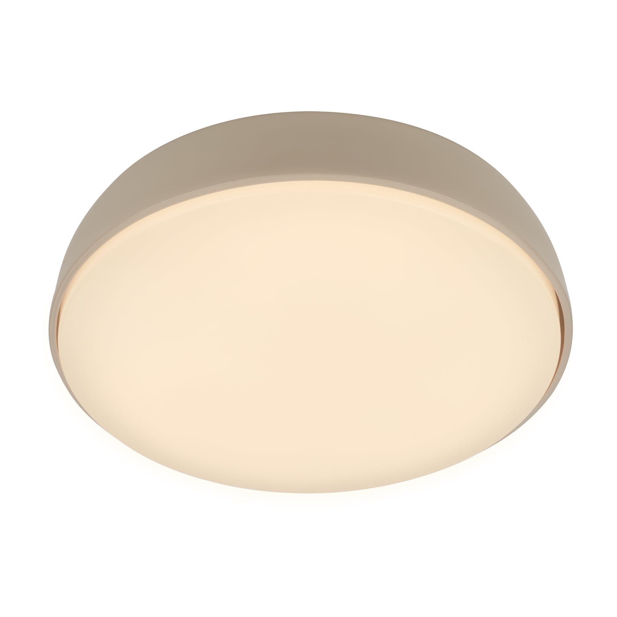 BRILONER - LED Ceiling Light with Warm White Light, 10W, 1200lm, LED Ceiling Lights Bedroom, Lounge, for Hallway, 28.5X7.6cm, Beige