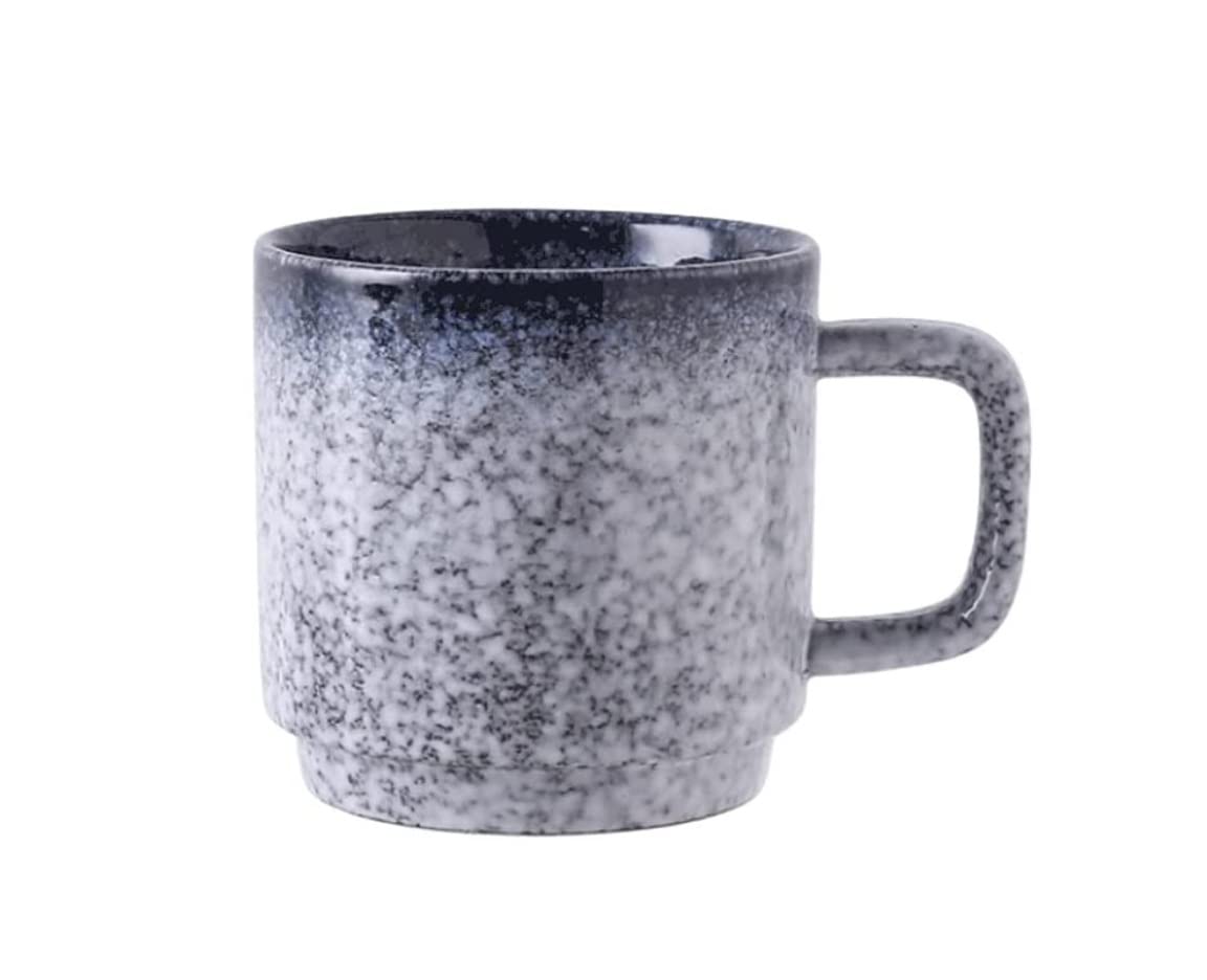 Tazas de Té Tazas Desayuno Taza De Estilo Japonés, Taza De Café De Gres, Taza Vintage con Asa para Bebidas Frías/Calientes, Multifuncional Tazas Tazas de Cafe (Color : A, Size : 300ml)