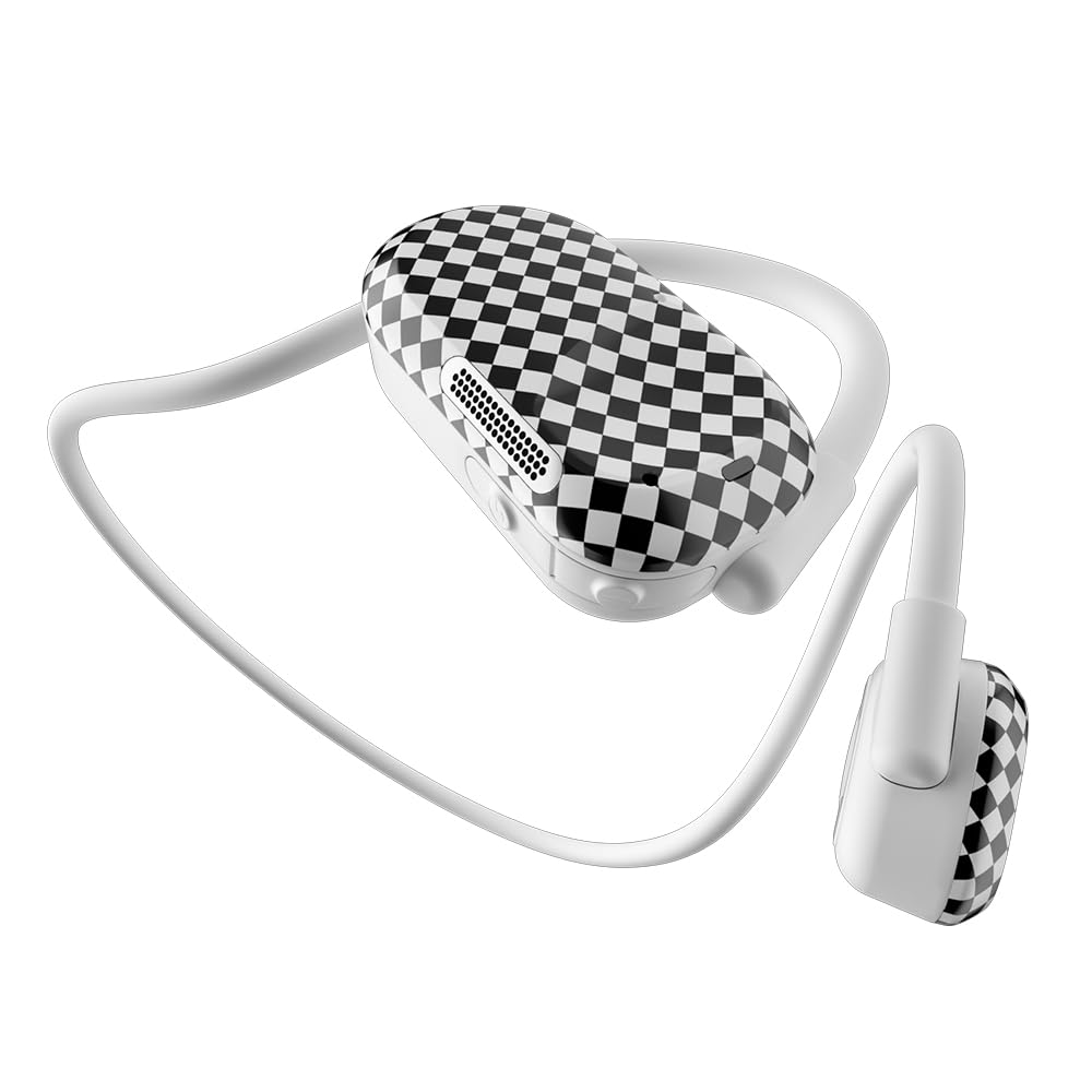 Purity Air Open Ear Headphones - True Air Conduction Wireless Bluetooth Open Ear Earbuds with Dual Mic for iPhone/Android - Secured Long Wearing Comfort, Sports Sweat Resistant (BWHS152)