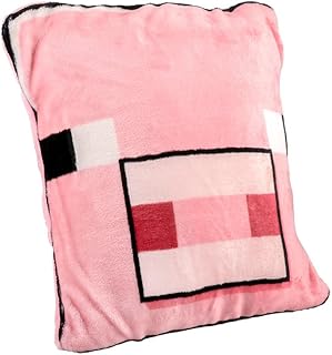 12 Minecraft Bedroom Ideas for Fun Creative Themed Spaces 74 Paladone Minecraft Pig 2-in-1 Cushion Blanket - Officially Licensed Micr...