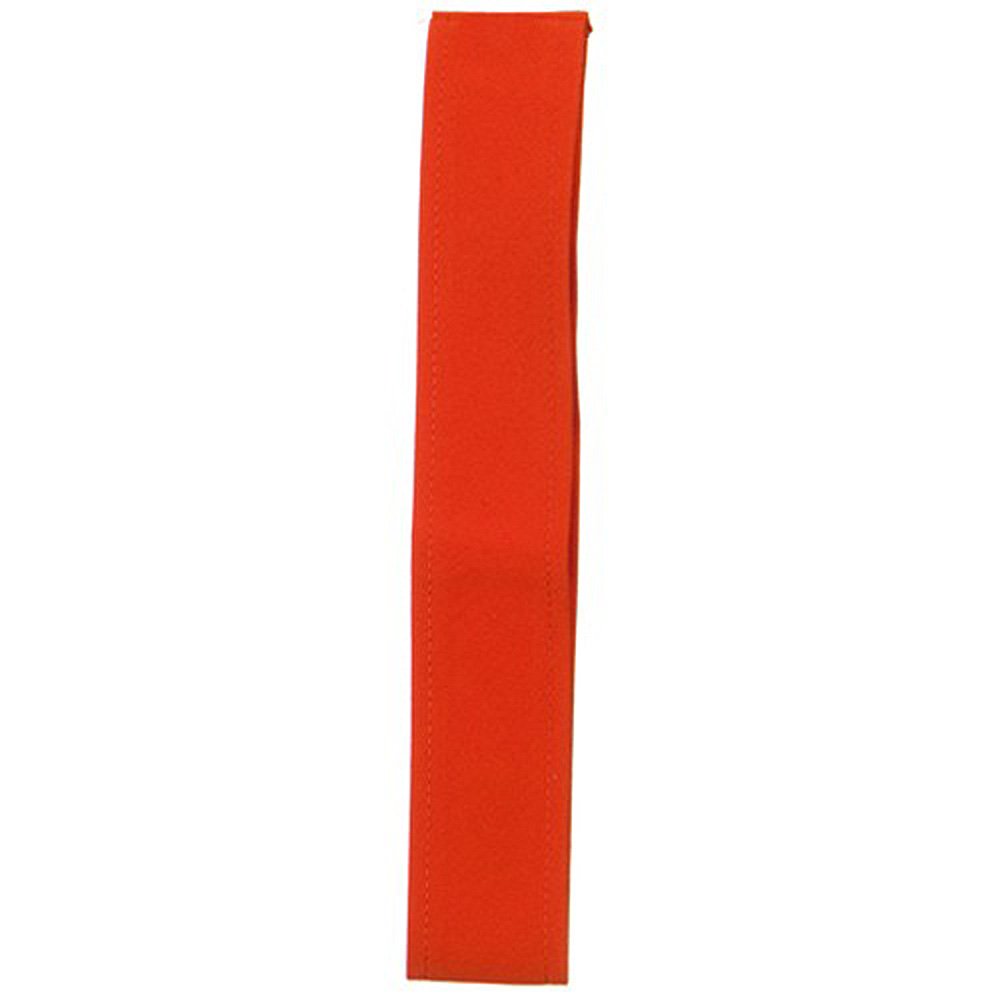 e4Hats.com Stretchable Brushed Twill Hat Band - Orange OSFM