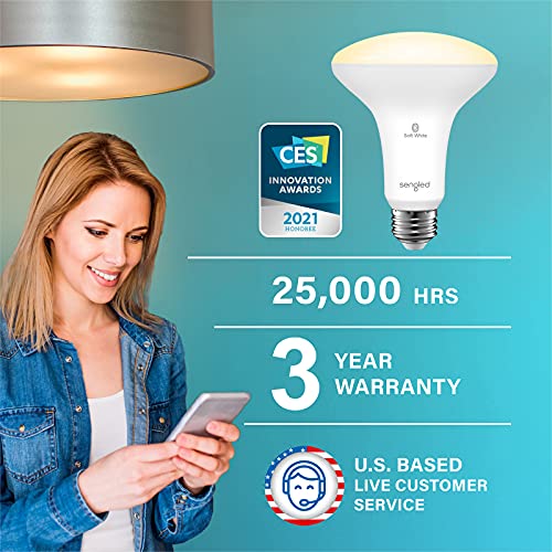 Sengled Alexa Light Bulb, BR30, S1 Auto Pairing with Alexa Devices, Smart Flood Light Bulb That Work with Alexa, Warm Light Bulbs, E26, Led Lights, 65W Equivalent Recessed, No Hub Required, 2-Pack by Sengled - Image 2