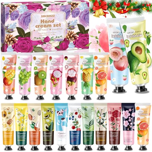 20 Pack Crema De Manos Regalo, Crema Manos Navidad, Hidratante, Fragancia Para Mano,Se Absorbe Rápidamente,600ml-Set De Regalo Para Mujeres, Hombres, Cumpleaños, Regalos Navidad, Año Nuevo