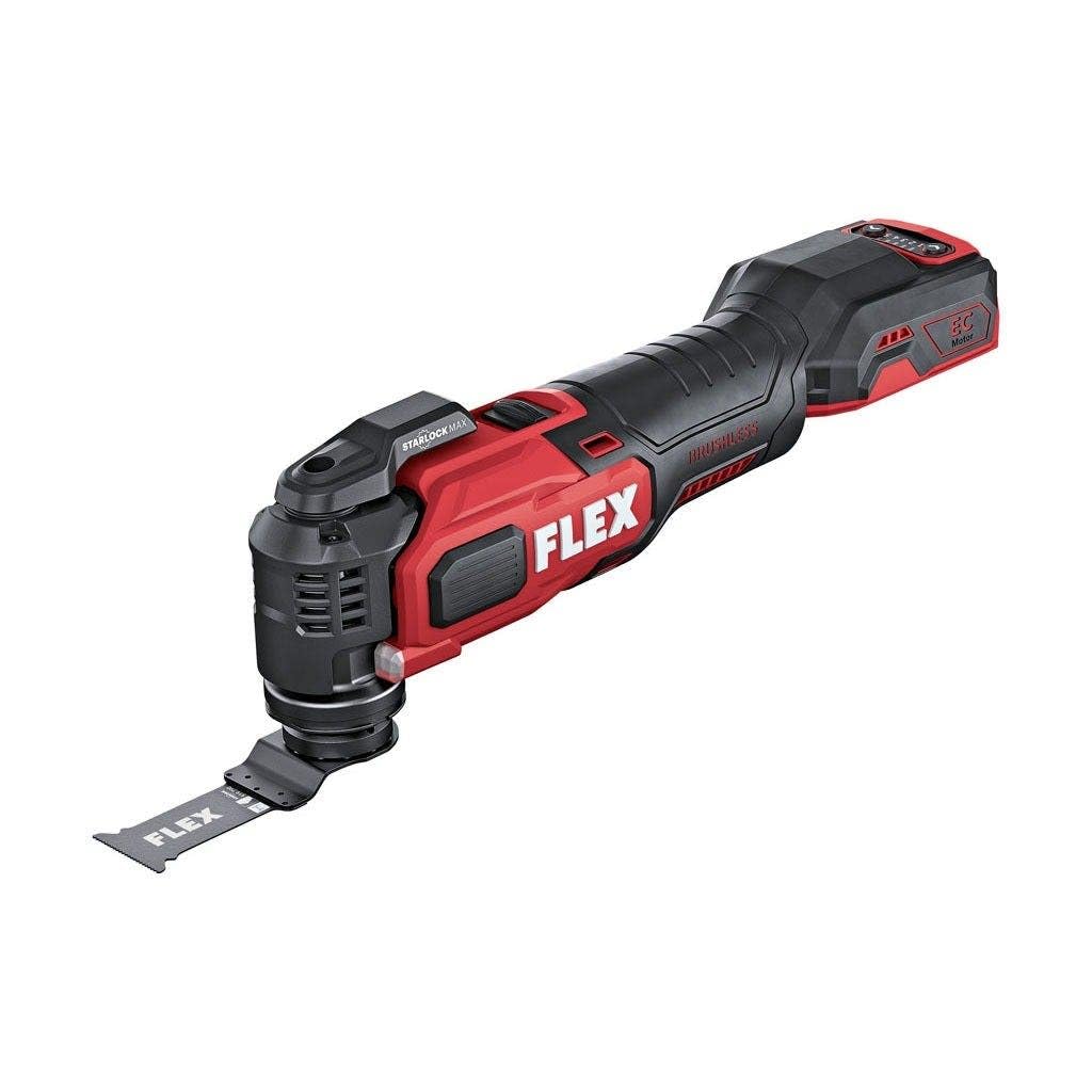 Flex Akku-Multitool MT 18.0-EC C (18 V, Multifunktionswerkzeug mit StarlockMAX Aufnahme, ohne Akku, mit Arbeitslicht, bürstenloser Motor) 518409, Rot